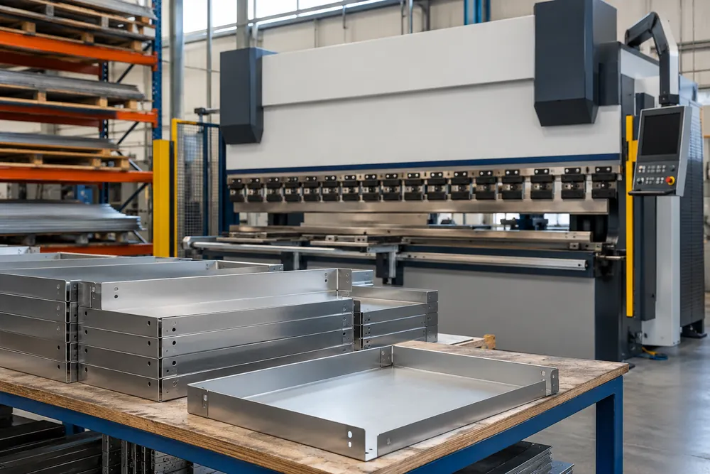 Sheet Metal Fabrication component in a commercial setting